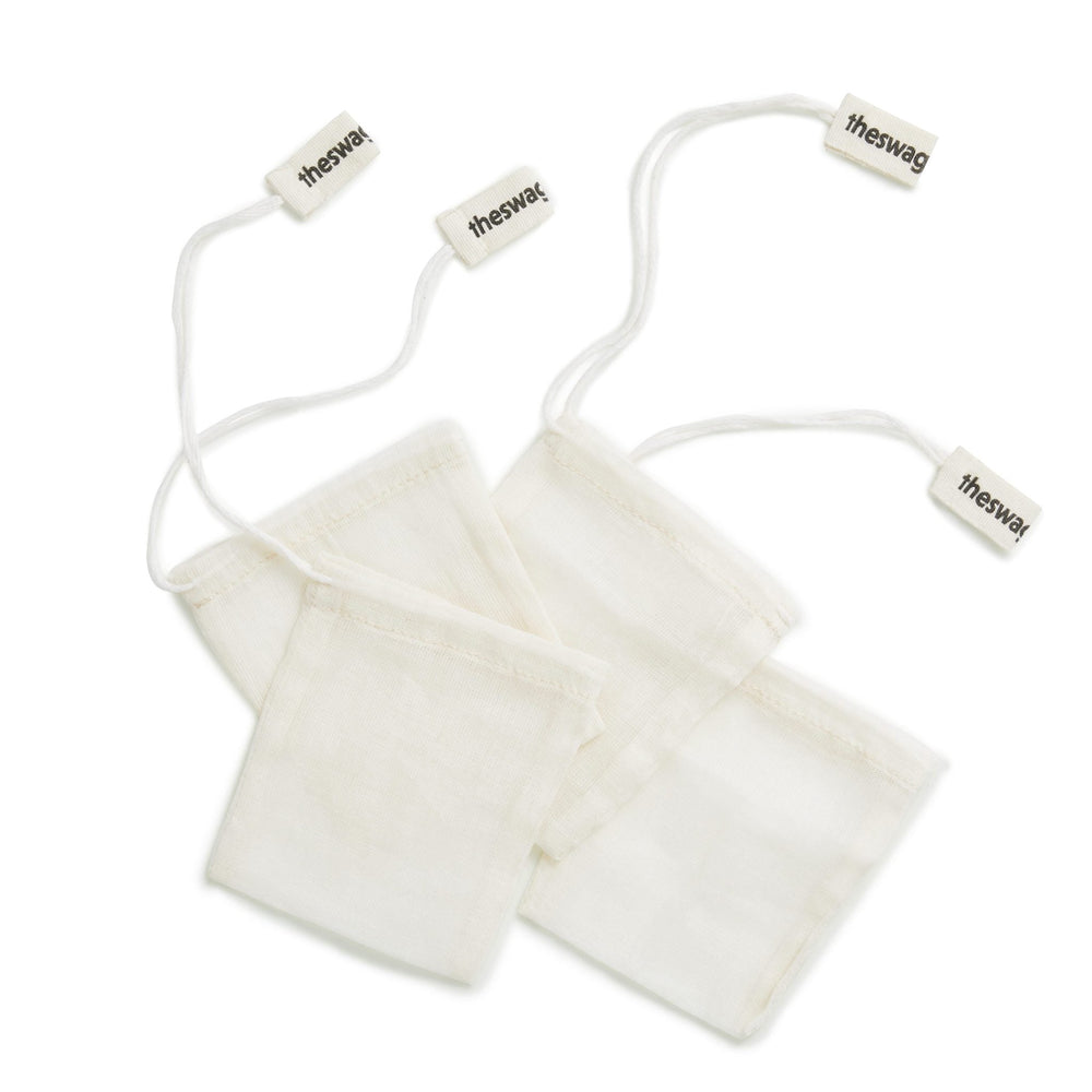 Set of four reusable cotton tea bags - The Swag AU