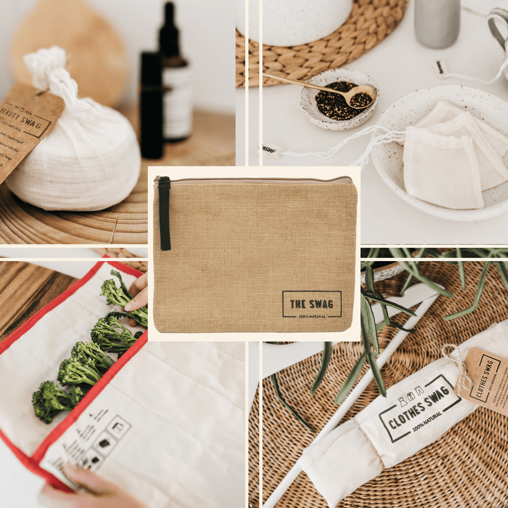 
                      
                        The Swag - with a split screen of five photos of all of the products that make up this bundle - The Swag AU
                      
                    